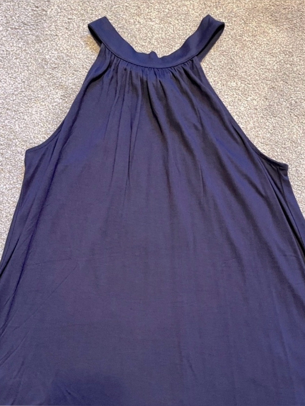 LOFT high neck flowing tank top- NWT- medium